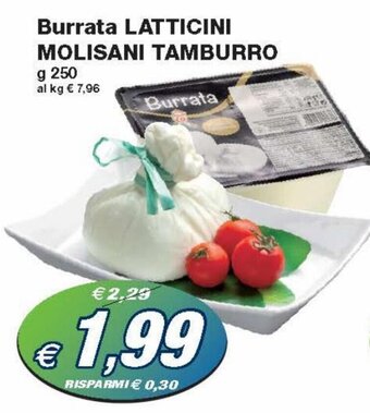 Burrata Latticini Molisani Tamburro g 250