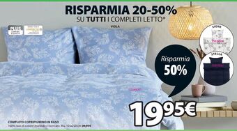 JYSK Completo copripiumino offerta
