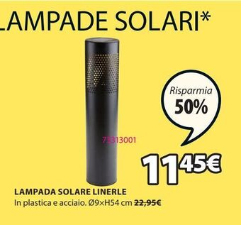 Lampada solare