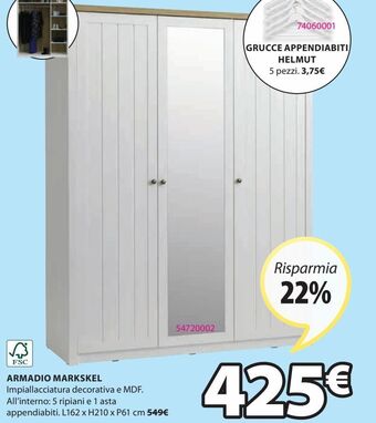 JYSK Armadio offerta
