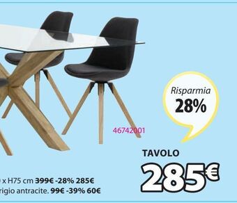 JYSK Tavolo da pranzo offerta