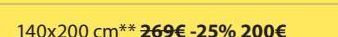 JYSK Struttura letto 140x200cm offerta