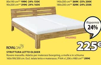 JYSK Struttura letto offerta