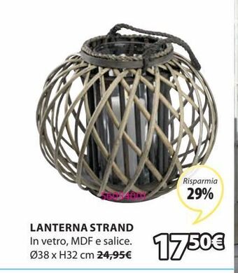 JYSK Lanterna in vetro offerta