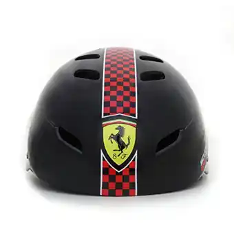 Casco per bambini ferrari da bici bicicletta di protezione nero taglia m
