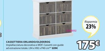 JYSK Cassettiera offerta