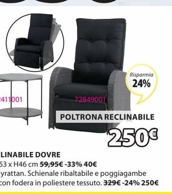 JYSK Poltrona reclinabile offerta