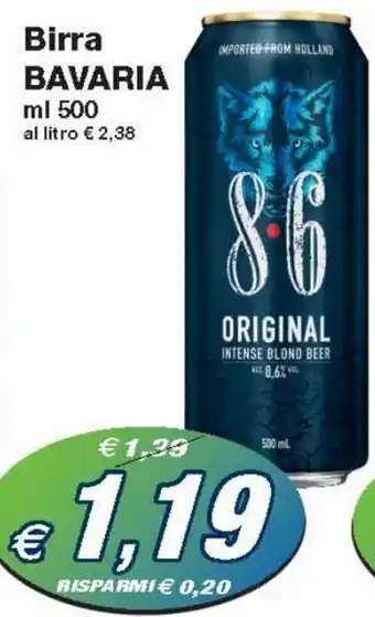 Prix Quality Bavaria Birra ml 500 offerta