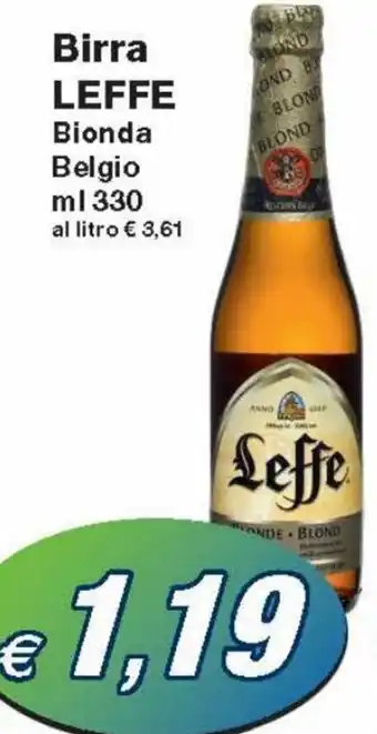 Prix Quality Leffe Birra Bionda Belgio ml 330 offerta