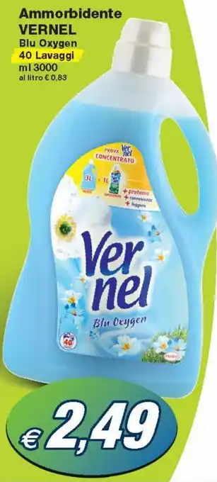 Prix Quality Vernel Ammorbidente Blu Oxygen 40 Lavaggi ml 3000 offerta