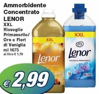 Prix Quality Lenor Ammorbidente Concentrato ml 1675 offerta