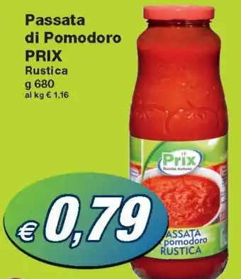 Prix Quality Prix Passata di Pomodoro Rustica g 680 offerta