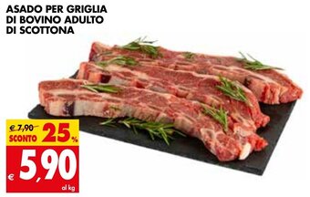 Tigros Asado per Griglia di Bovino Adulto di Scottona offerta