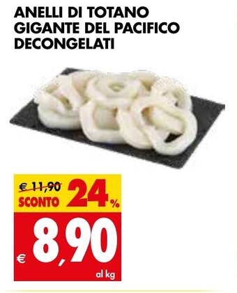 Anelli di Totano Gigante del Pacifico Decongelati