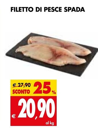 Tigros Filetto di Pesce Spada offerta