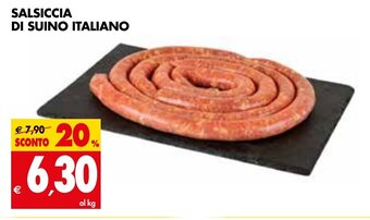 Tigros Salsiccia di Suino Italiano offerta