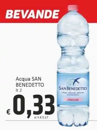 Paghi Poco Acqua san benedetto lt 2 offerta