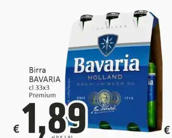 Paghi Poco Birra bavaria cl33x3 premium offerta