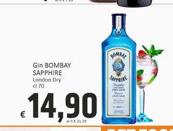 Paghi Poco Gin bombay sapphire london dry cl 70 offerta