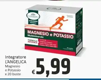 Integratore l'angelica magnesio e potassio x 20 buste