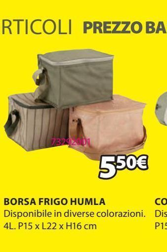 JYSK Borsa frigo offerta
