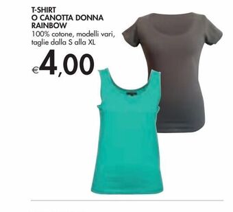 Bennet T-shirt o canotta donna rainbow offerta