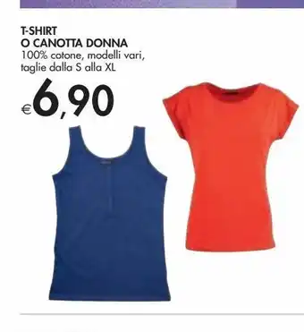 T-shirt o canotta donna