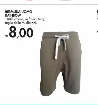 Bennet Bermuda uomo rainbow offerta