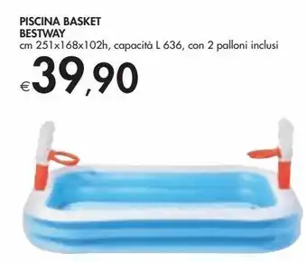 Bennet Piscina basket bestway offerta