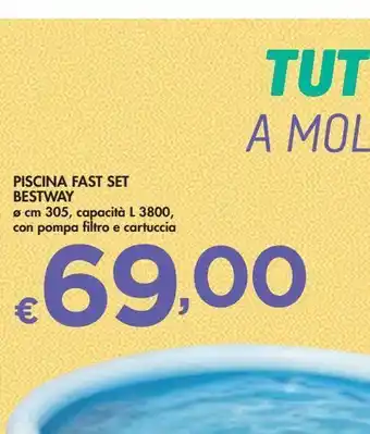 Bennet Piscina fast set bestway offerta
