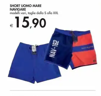 Bennet Short uomo mare navigare offerta