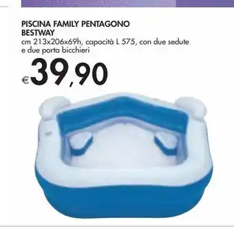 Bennet Piscina family pentagono bestway offerta