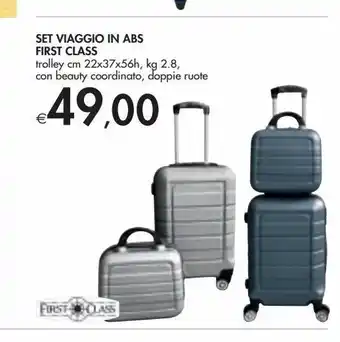 Bennet Set viaggio in abs frist class offerta