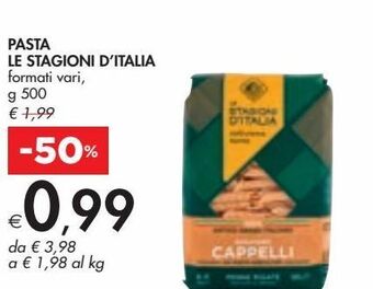 Bennet Pasta le stagioni d'italia formati vari g 500 offerta