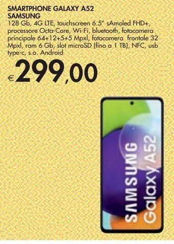 Bennet Smartphone galaxy a52 samsung offerta
