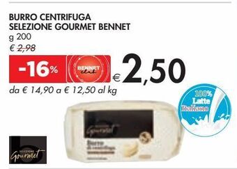 Burro centrifuga selezione gourmet bennet g 200