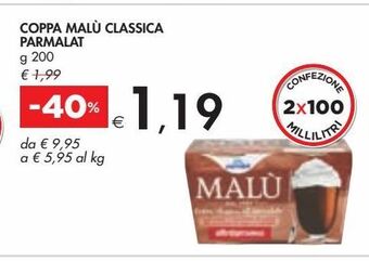 Coppa malù classica parmalat g 200