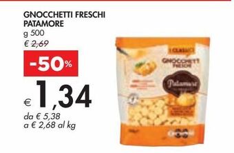 Gnocchetti freschi patamore g 500