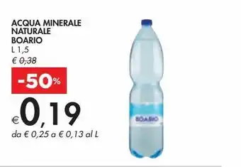 Bennet Acqua naturale san bernardo l 9 offerta