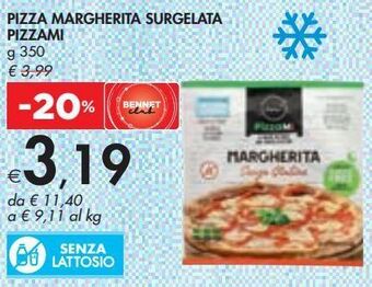 Pizza margherita surgelata pizzami g 350