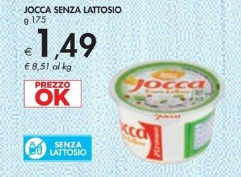 Bennet Jocca senza lattosio g 175 offerta