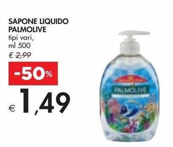 Bennet Sapone liquido palmolive tipi vari ml 500 offerta