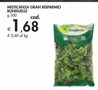 Misticanza gran risparmio bonduelle g 300
