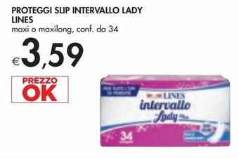 Proteggi-slip intervallo lady lines