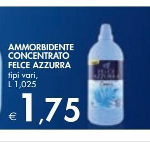 Ammorbidente felce azzurra concentrato tipi vari l 1.025