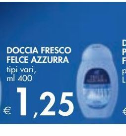 Bennet Doccia fresco felce azzurra tipi vari ml 400 offerta