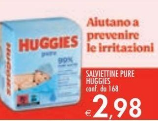 Bennet Salviette pure huggies conf da 168 offerta