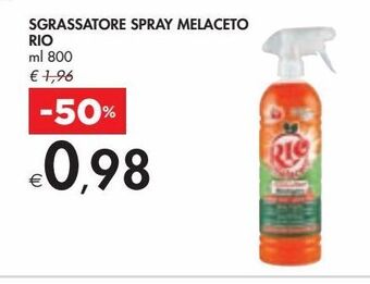 Bennet Sgrassatore spray melaceto rio ml 800 offerta