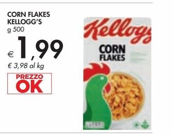 Bennet Corn flakes kellogg's g 500 offerta