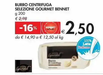Burro centrifuga selezione gourmet bennet g 200